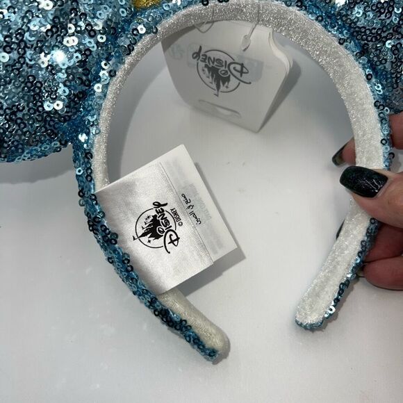 Disney‎ Walt Disney World Marquee Sky Blue Sequin Ear Headband main image 5